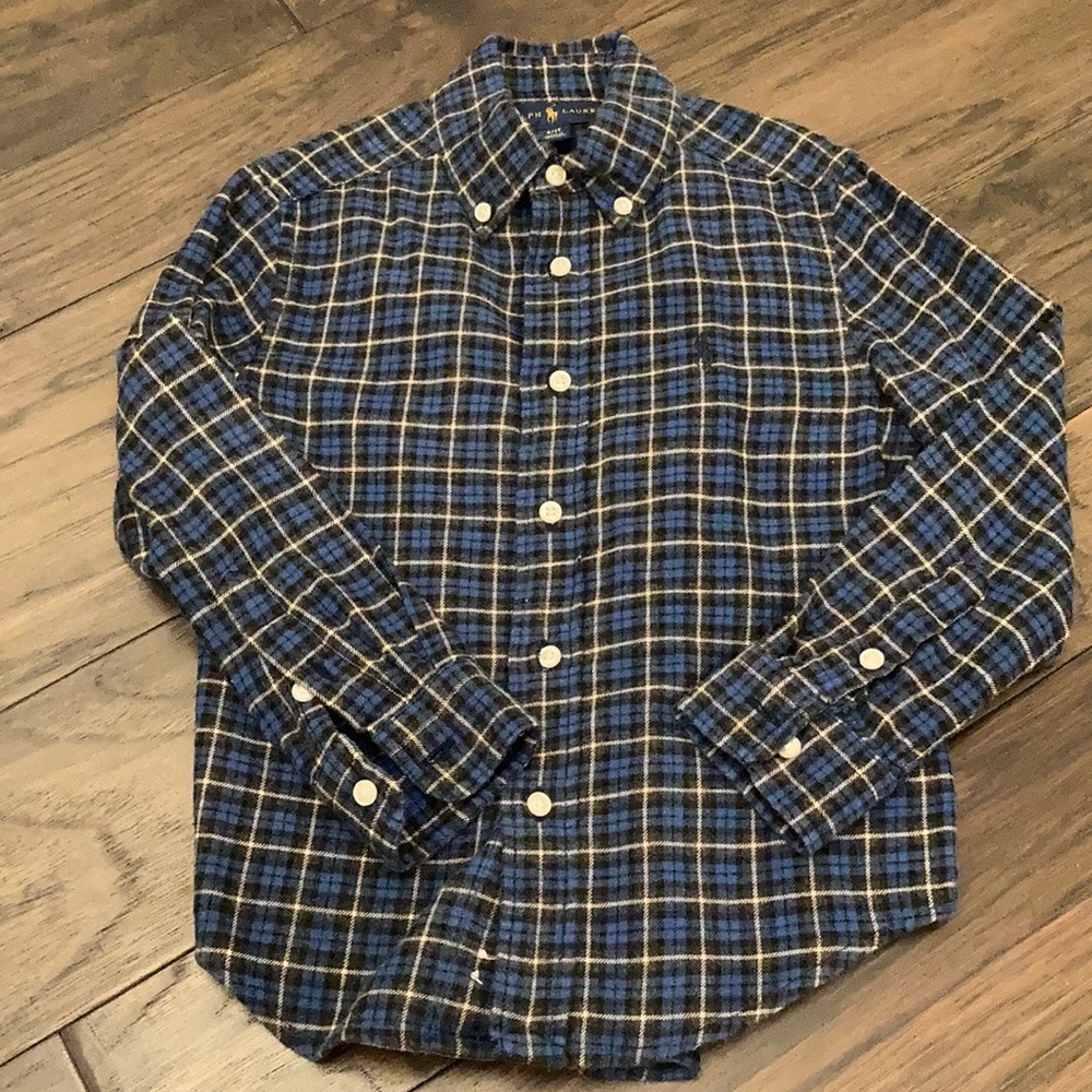 Polo flannel button down